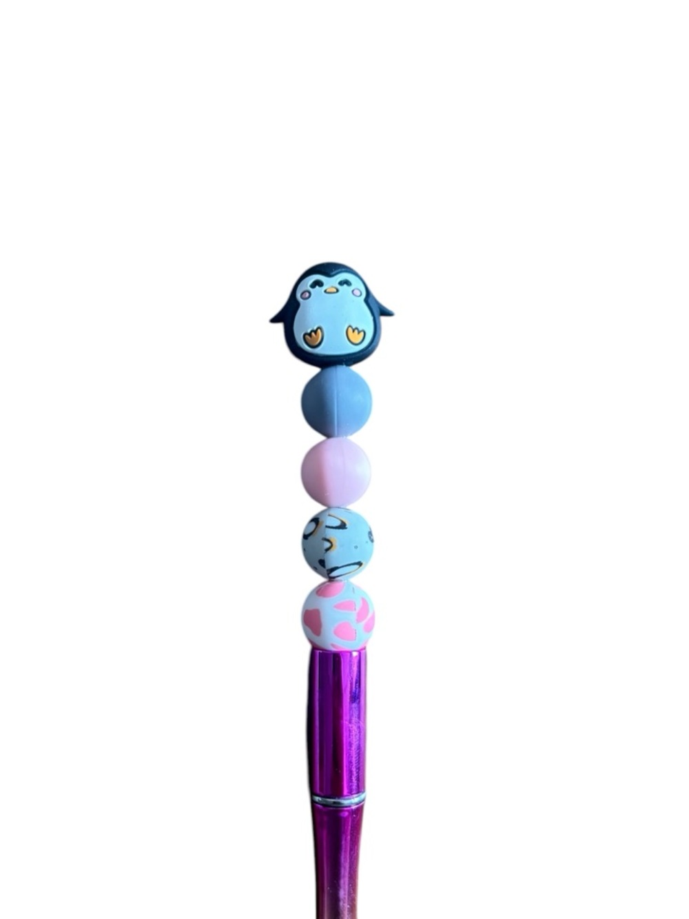 Gradient Penguin Pen Handmade By AB INKS HANDMADE EXPRESSIONS - Picture 3 of 5